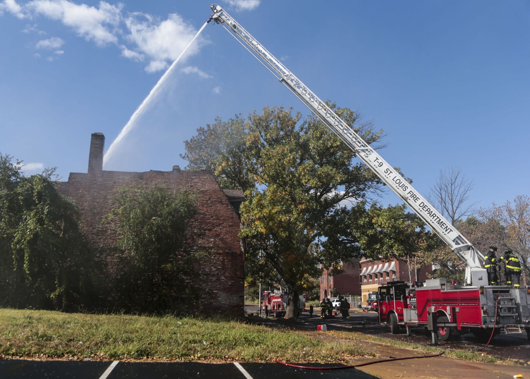 Warehouse Fire on St. Louis Avenue in St. Louis